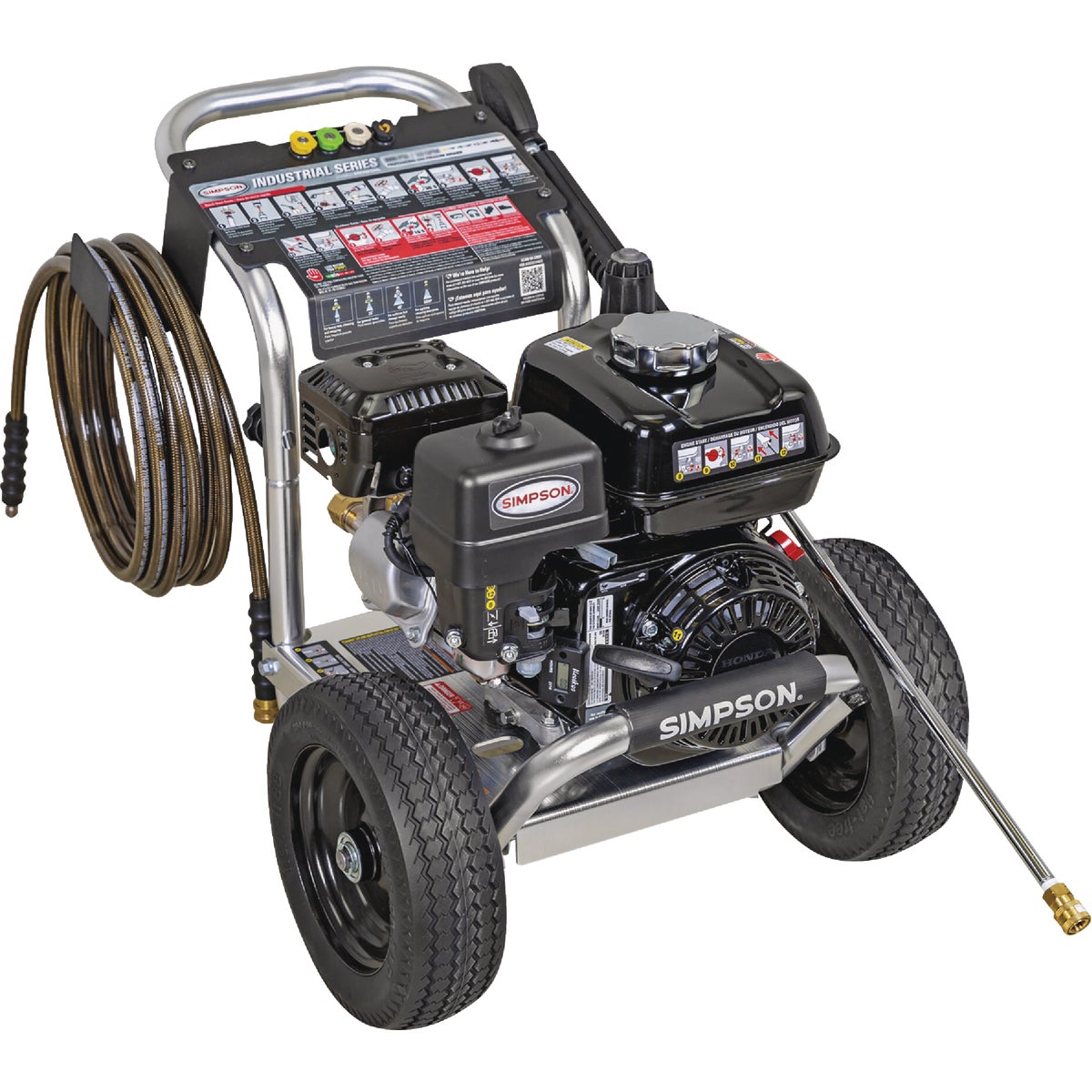 Simpson Rental Series 3500 PSI 3.5 GPM HONDA GX270 Engine Gas Cold Water Pressure Washer with UDOR Triplex Pump Image 3