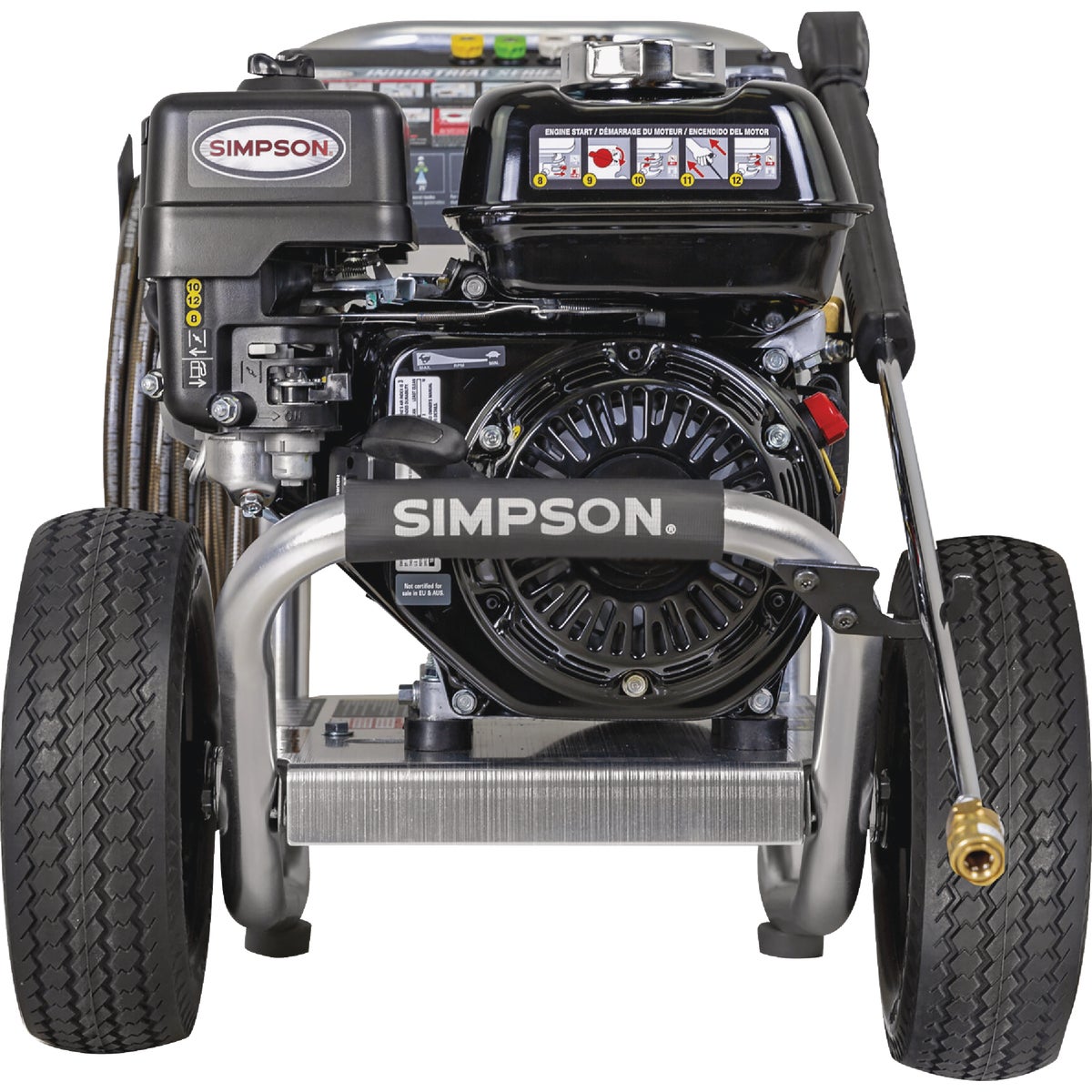 Simpson Rental Series 3500 PSI 3.5 GPM HONDA GX270 Engine Gas Cold Water Pressure Washer with UDOR Triplex Pump Image 4