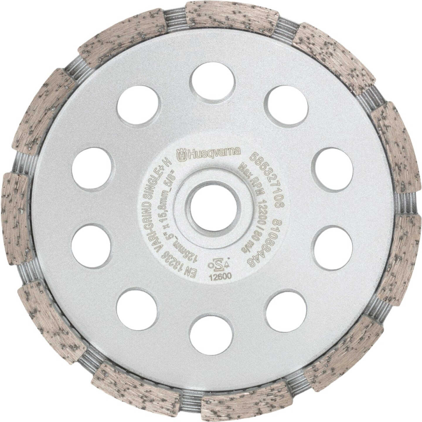 Husqvarna 4 In. Vari-Grind Single H Cup Wheel Image 1