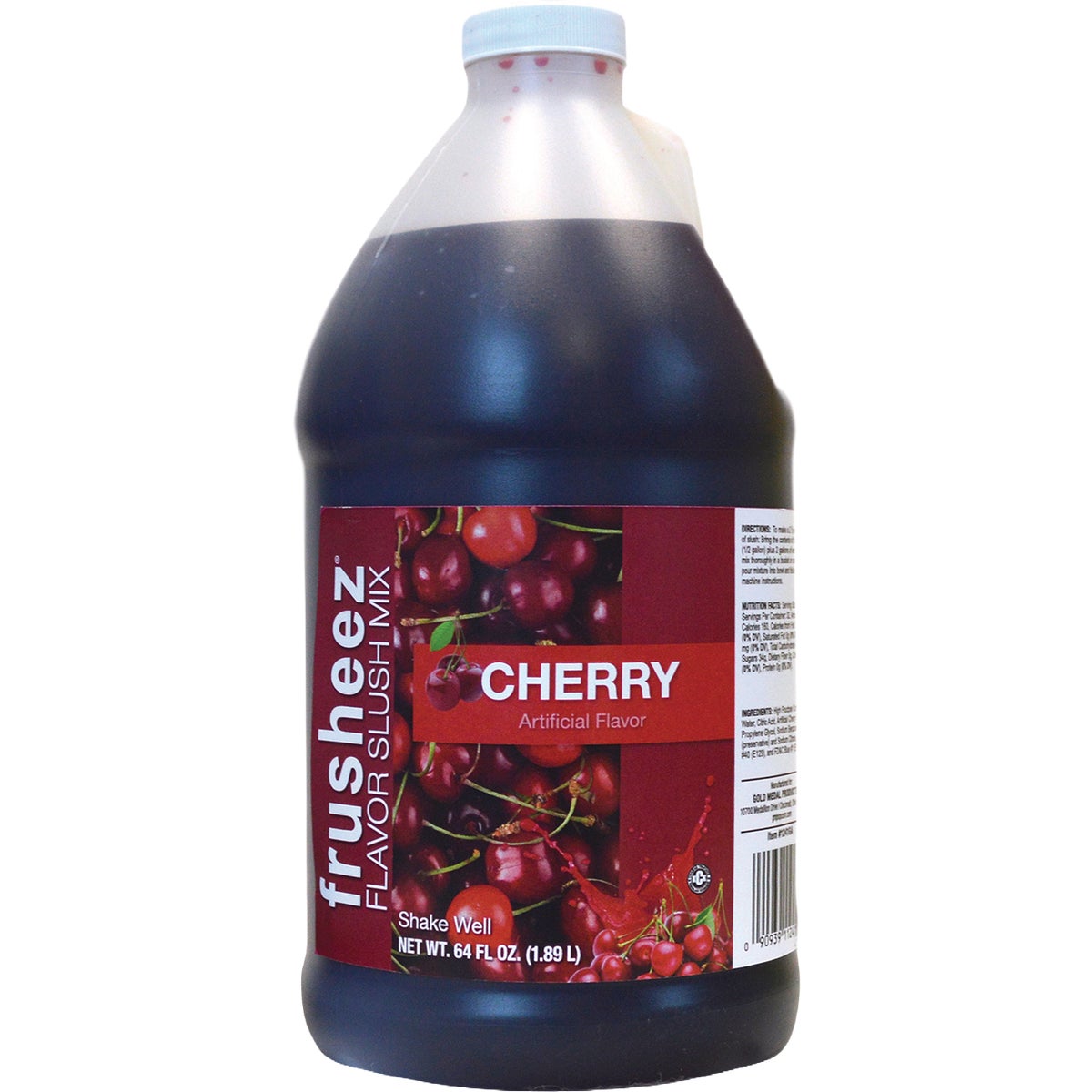 Gold Medal Frusheez Cherry Flavor 1/2 Gal. Slush Mix Image 1
