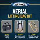 Werner Aerial Lift Safety Kit with BaseWear Standard Harness and 6 Ft. SoftCoil Lanyard AWP/MEWP Image 2