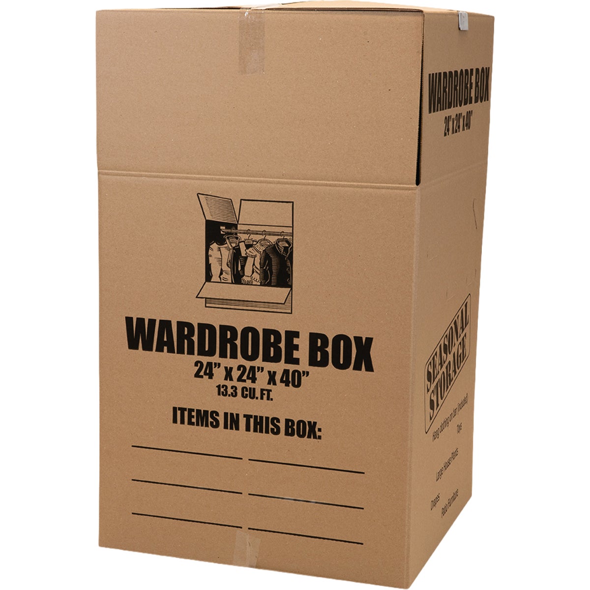 PackRite Wardrobe Box with Hanger Bar (9.68 CF) Image 6