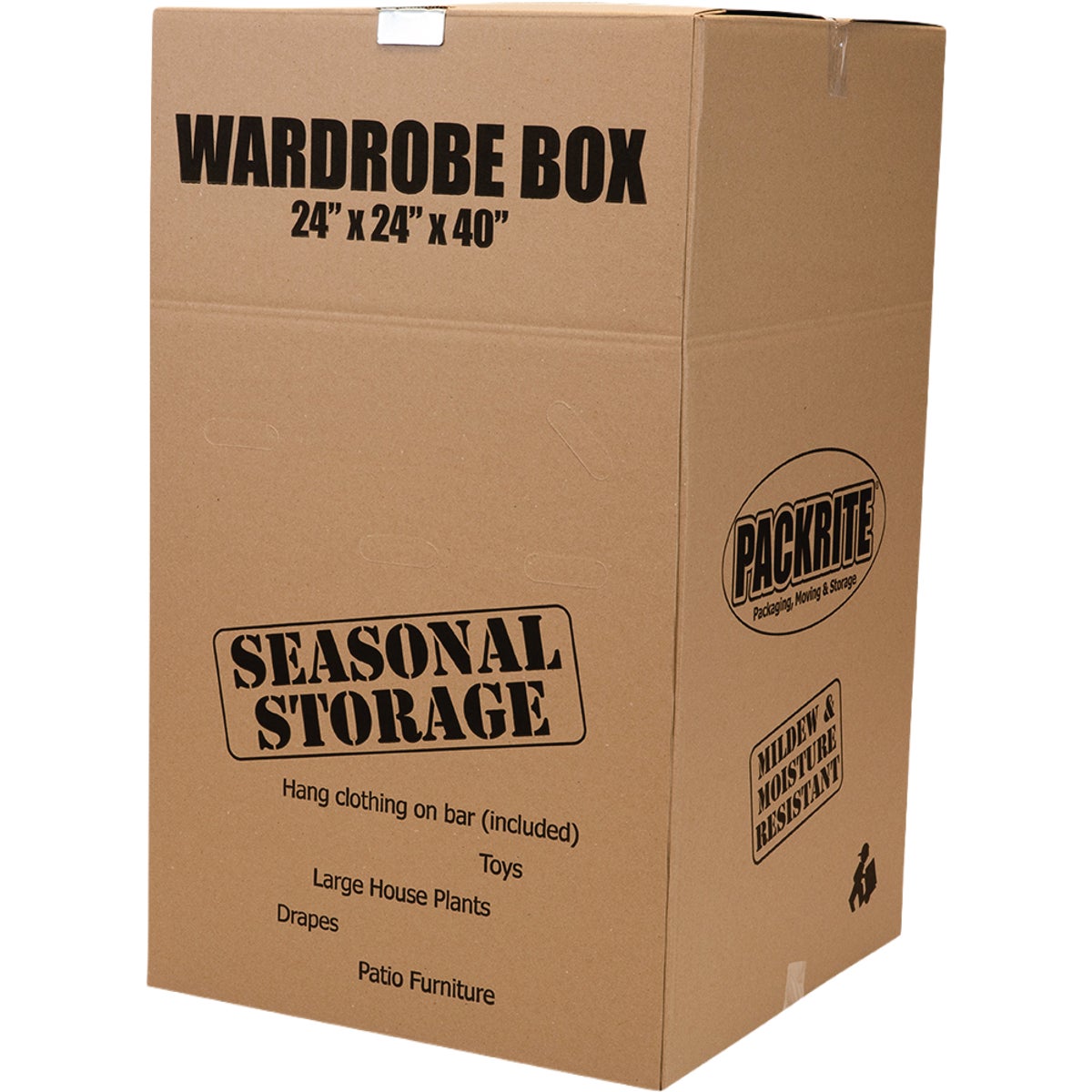 PackRite Wardrobe Box with Hanger Bar (9.68 CF) Image 5