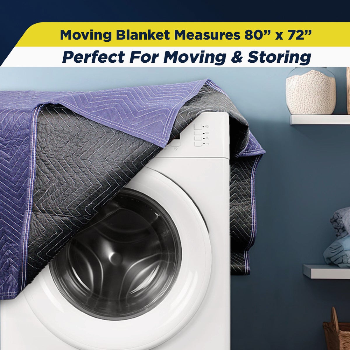 PackRite XL Heavy Duty Quilted Moving Blanket Image 2