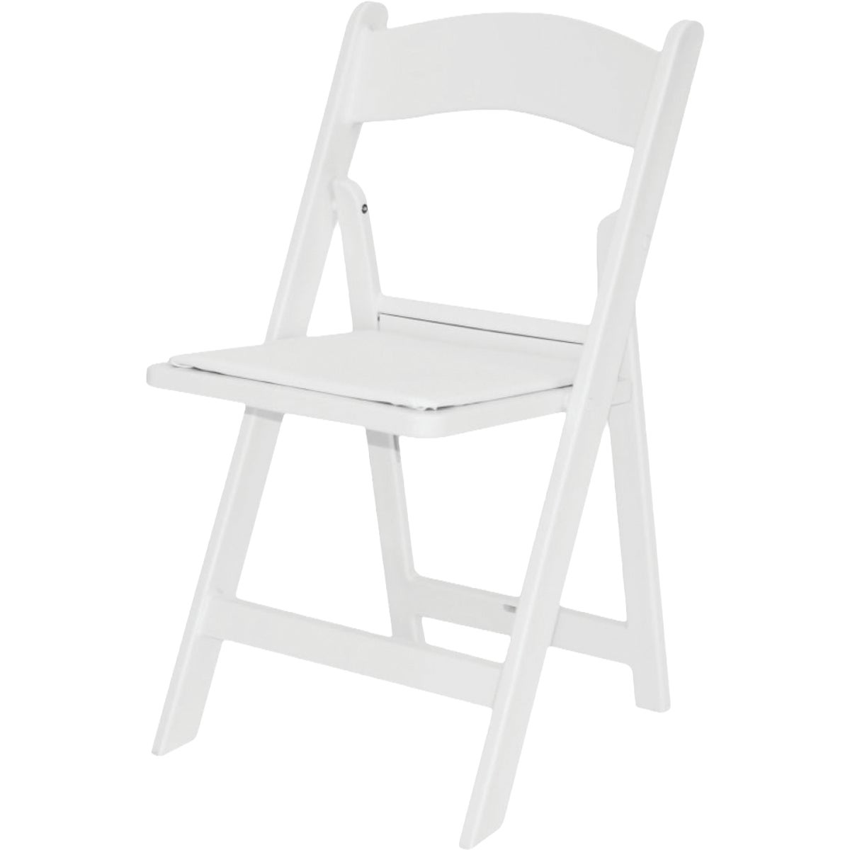 Pre Sales Inc. White Resin Folding Chair Image 1