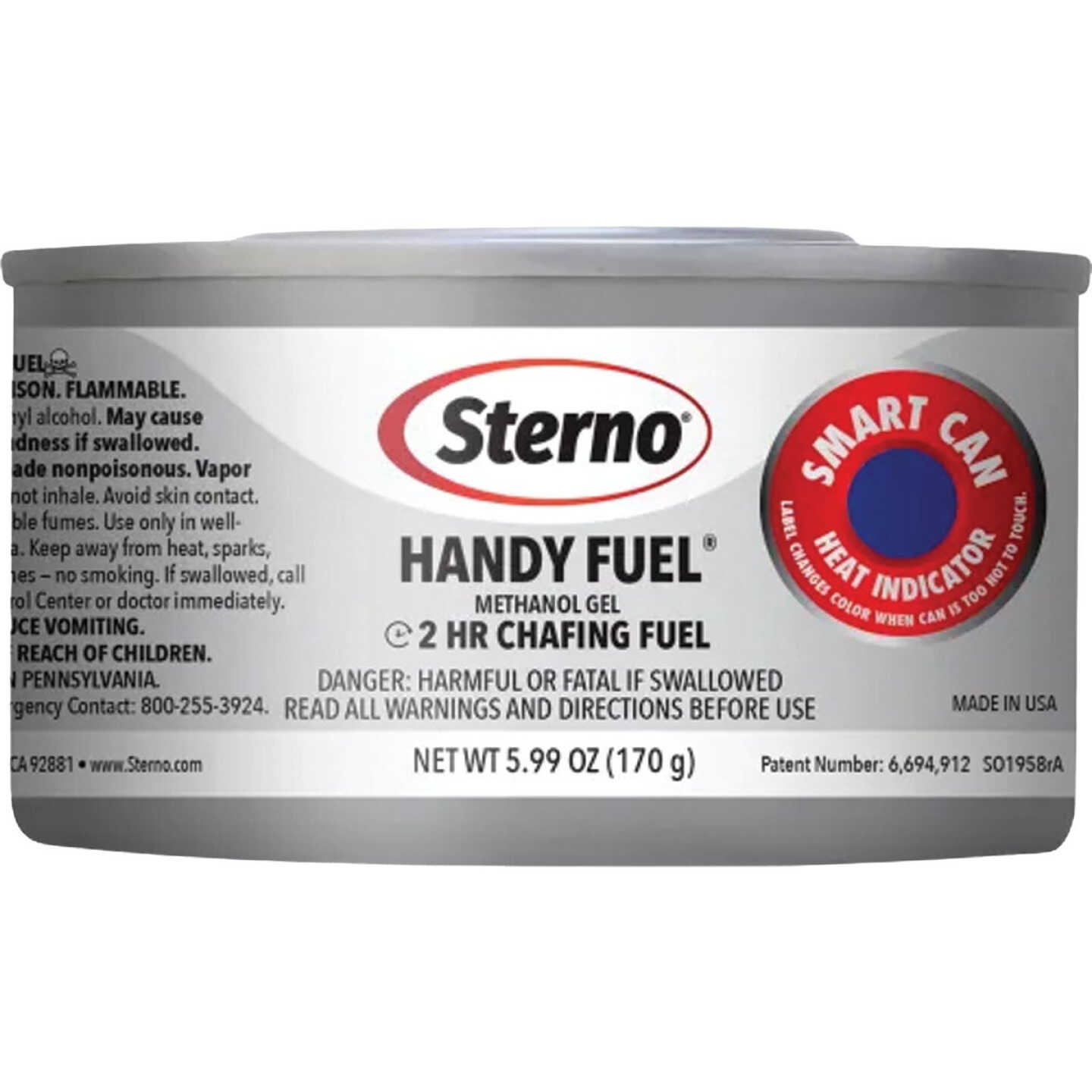 Sterno Handy Fuel 5.99 Oz. 2 Hr. Methanol Gel Sterno 72 Pack Handy Fuel Chafing Fuel Image 1