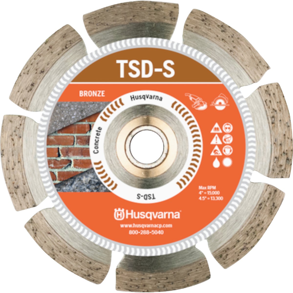 Husqvarna TSD-S 4 In. Segmented Diamond Circular Saw Blade