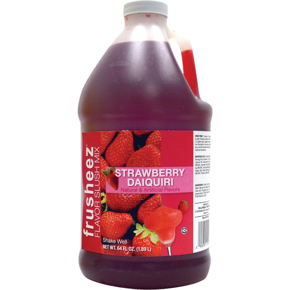 Gold Medal Frusheez Strawberry Daiquiri Flavor 1/2 Gal. Slush Mix